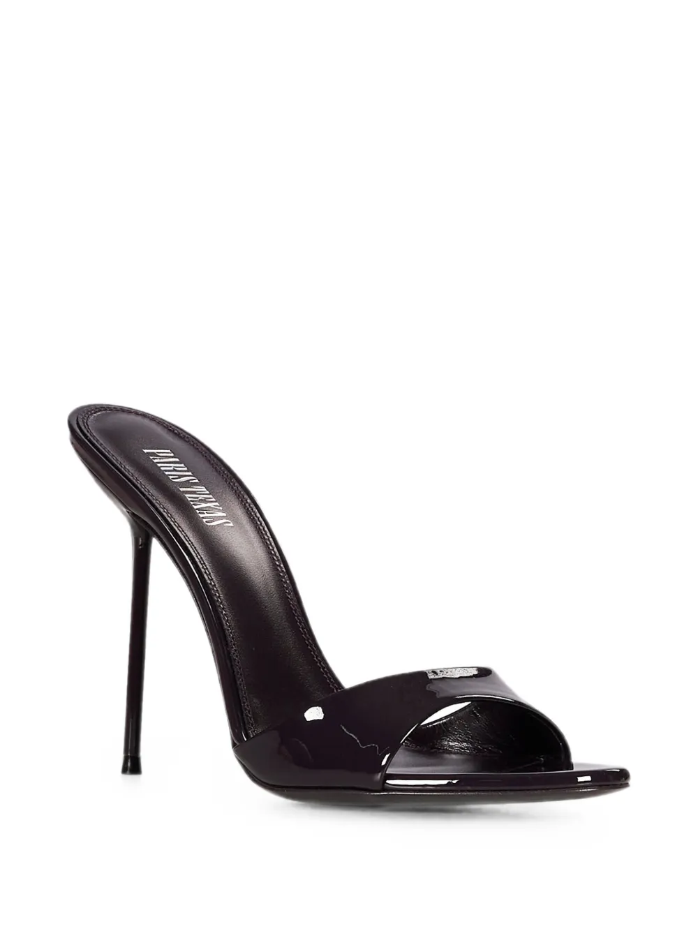 Paris Texas Lidia patent-finish stiletto-heel mules Paars