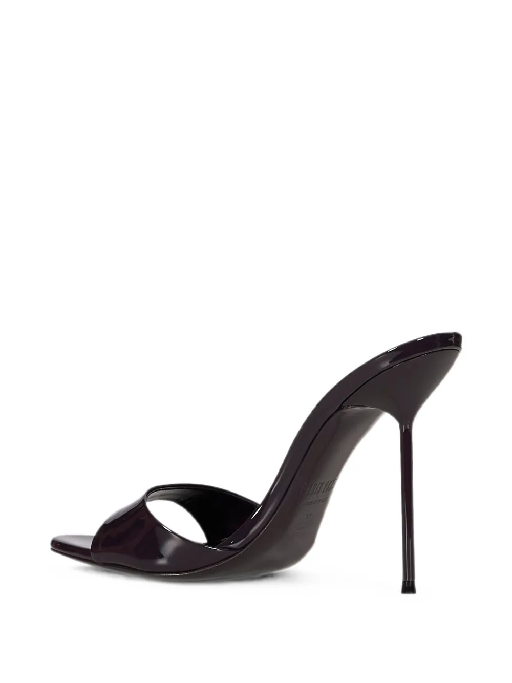 Paris Texas Lidia patent-finish stiletto-heel mules Paars