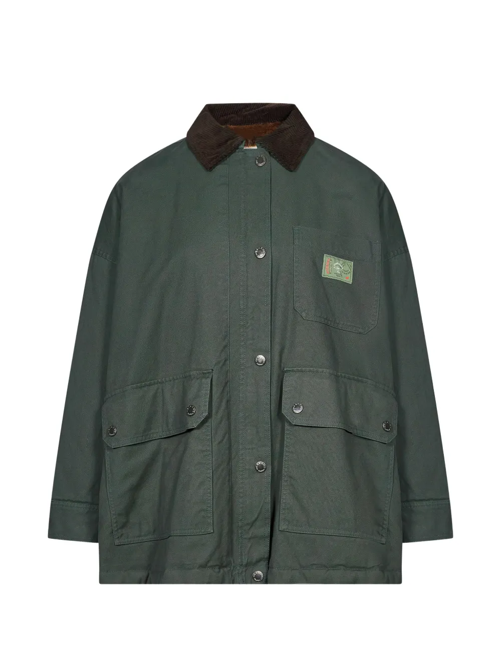 Weekend Max Mara cotton canvas jacket Groen