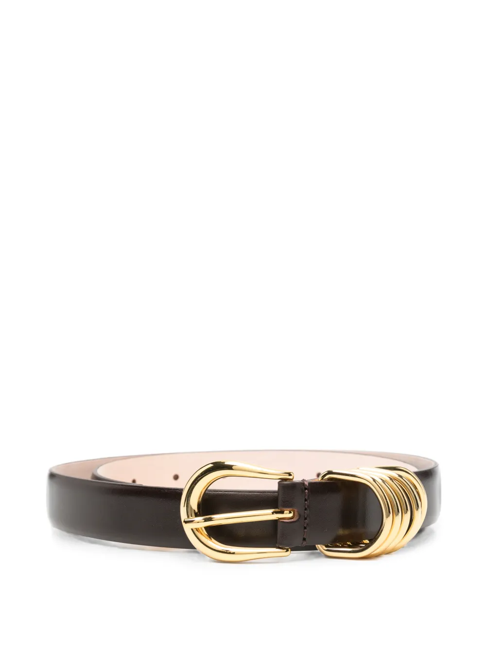 Déhanche Hollyhock buckle belt - Marrone