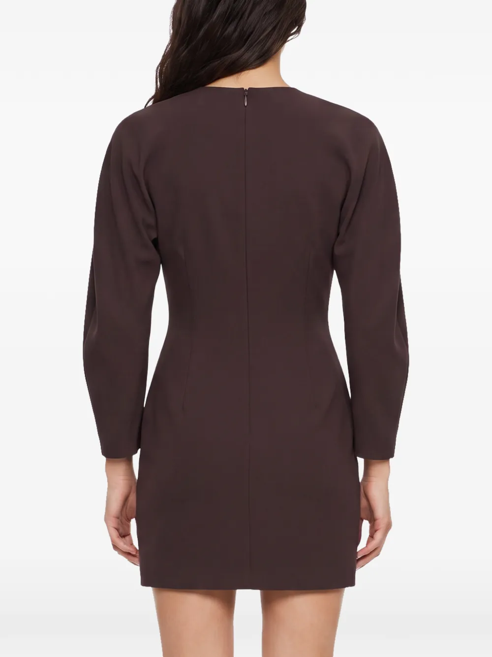 THE ANDAMANE Mini-jurk met ruches Rood