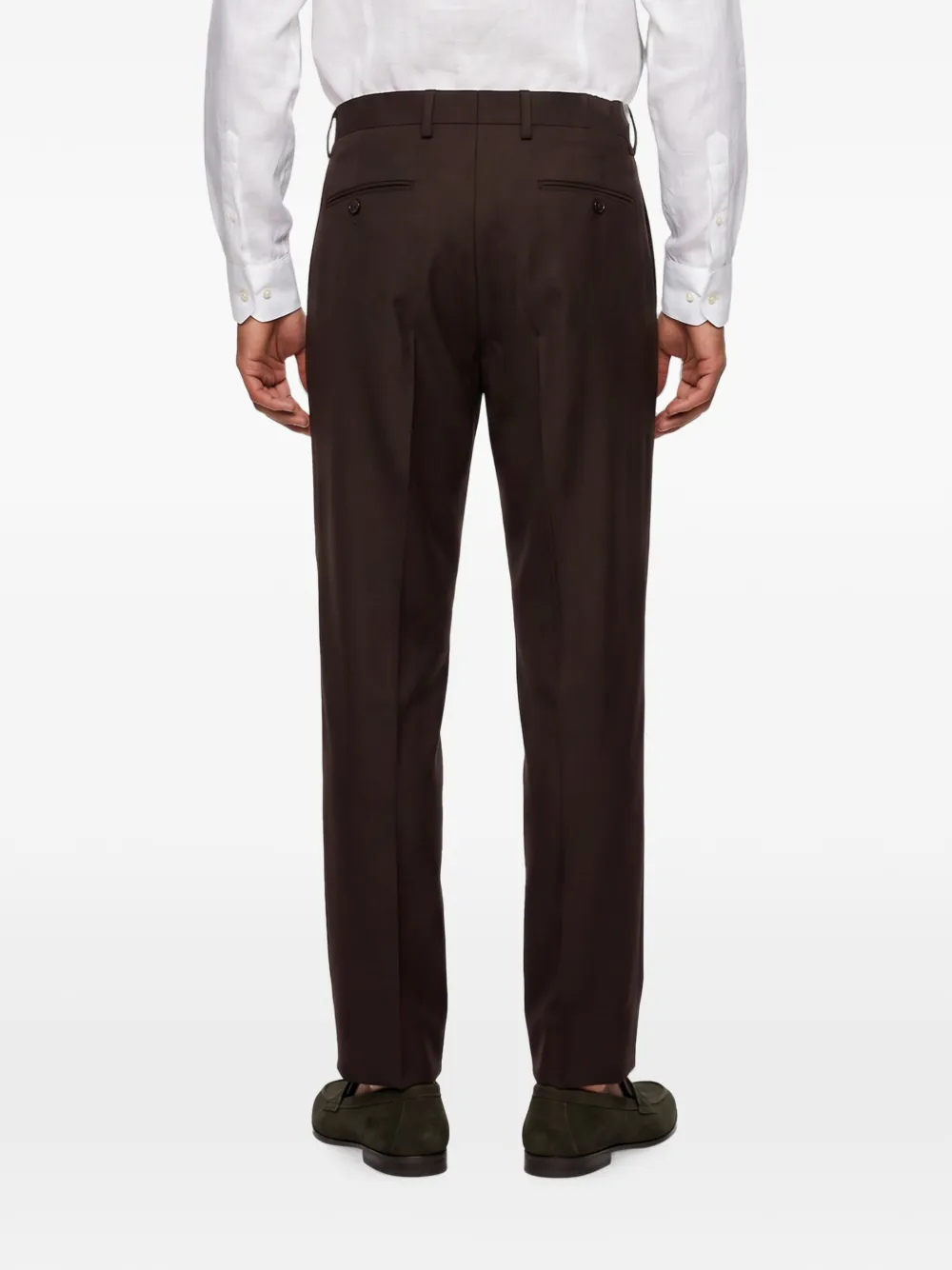 Briglia 1949 Geplooide pantalon Bruin