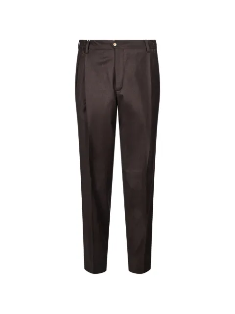 Briglia 1949 Manhattan pleated tapered trousers