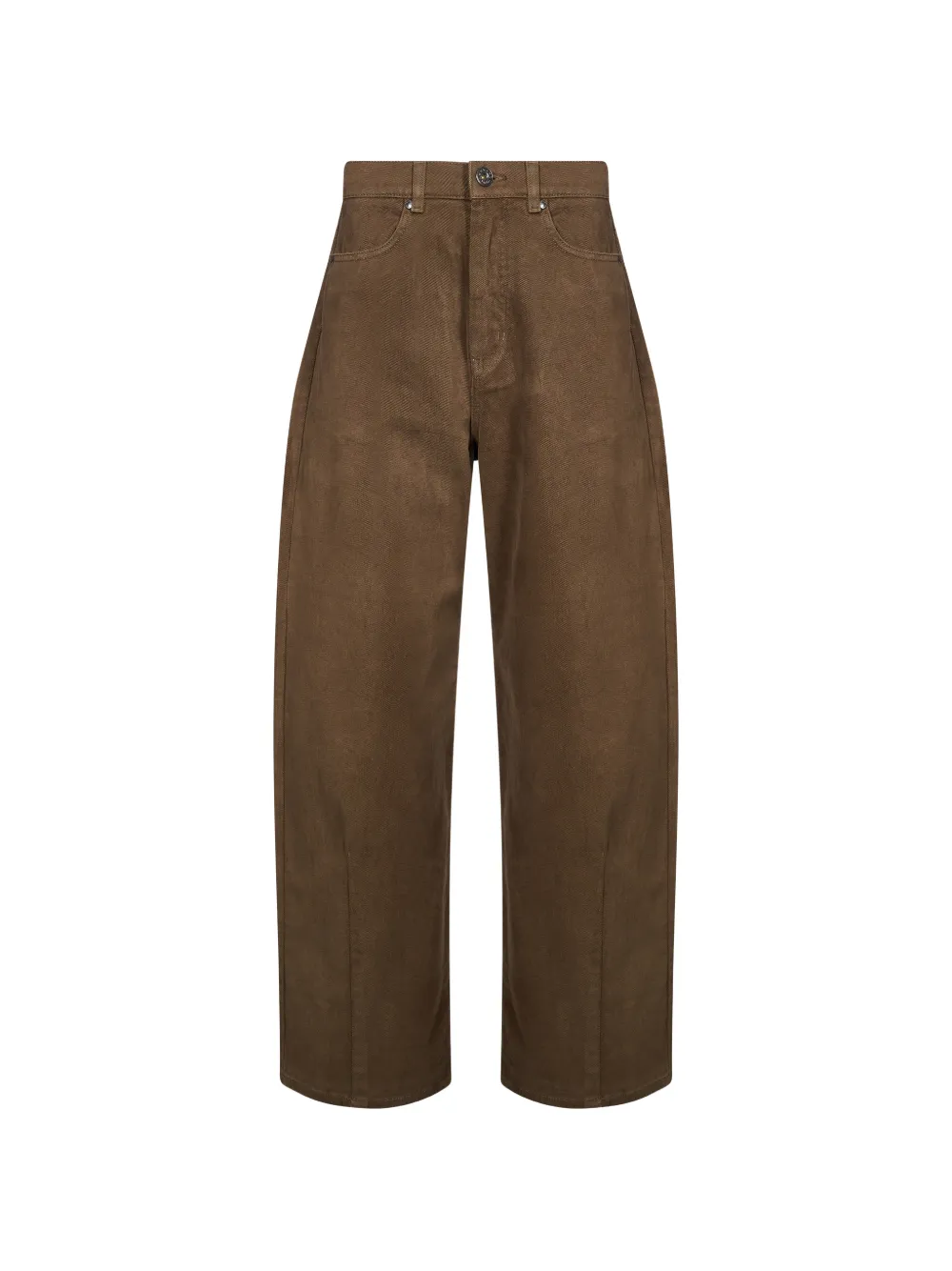Weekend Max Mara cotton drill trousers Bruin