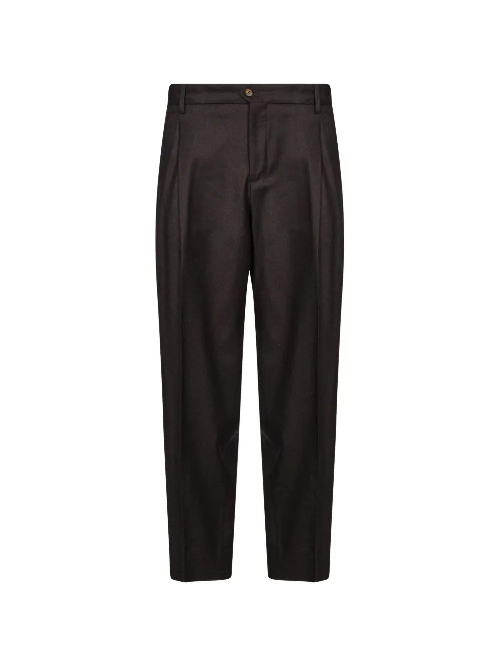 Briglia 1949 pleated high-waisted trousers Bruin