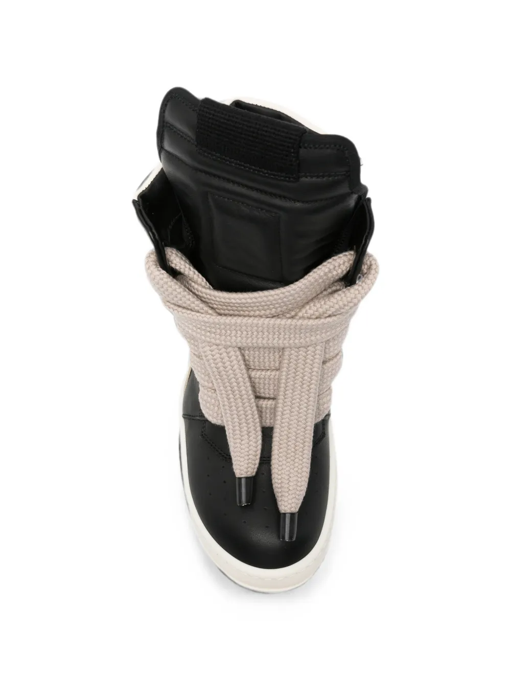 Rick Owens Geobasket lace-up sneakers Zwart
