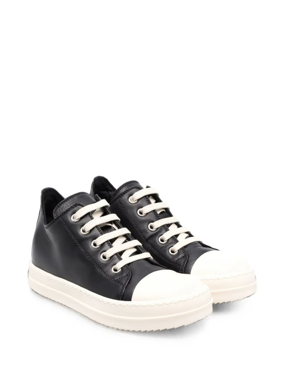 Rick Owens Kids baskets à empiècements - Noir Rick Owens Kids baskets à empiècements - Noir