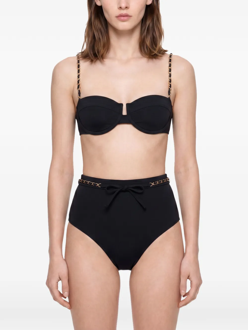 ZIMMERMANN Roselight high-waist bikinislip Zwart