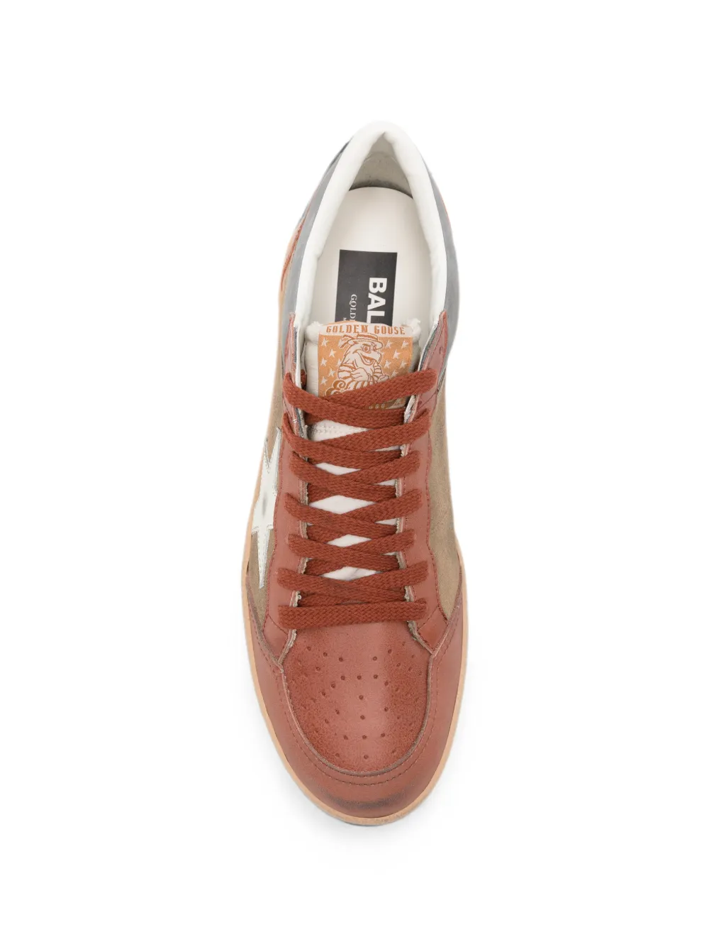 Golden Goose Ball Star panelled sneakers Bruin