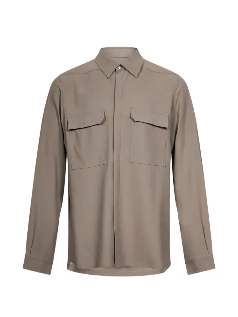 Rick Owens flap-pocket shirt