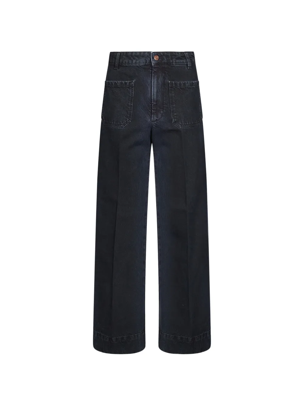 Victoria Beckham patch-pocket wide-leg jeans