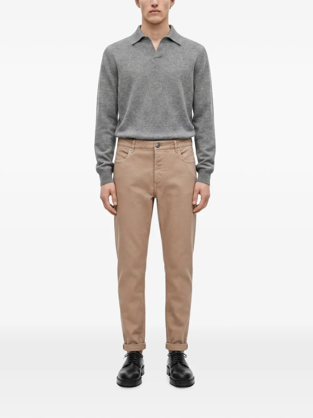Brunello Cucinelli Straight jeans Beige