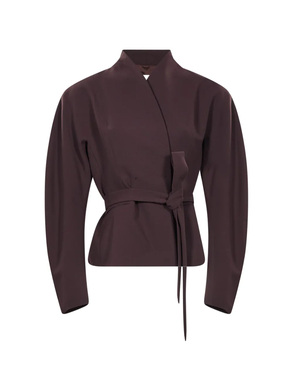 THE ANDAMANE Margaux belted wrap jacket