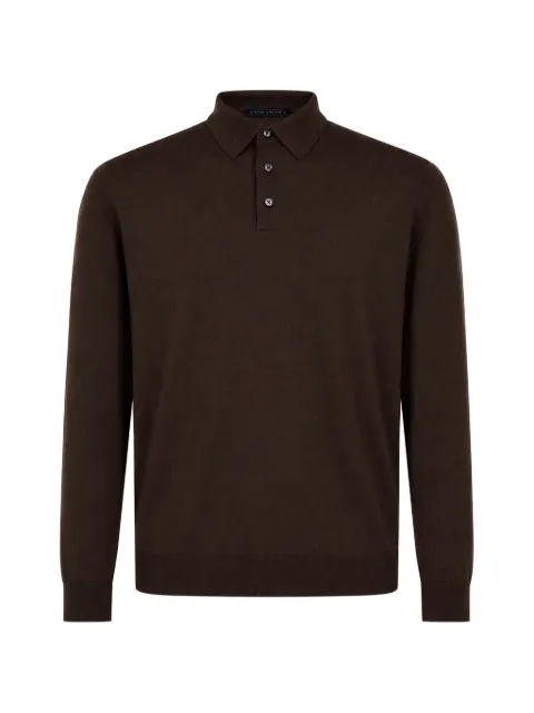 Kiton long-sleeve polo shirt