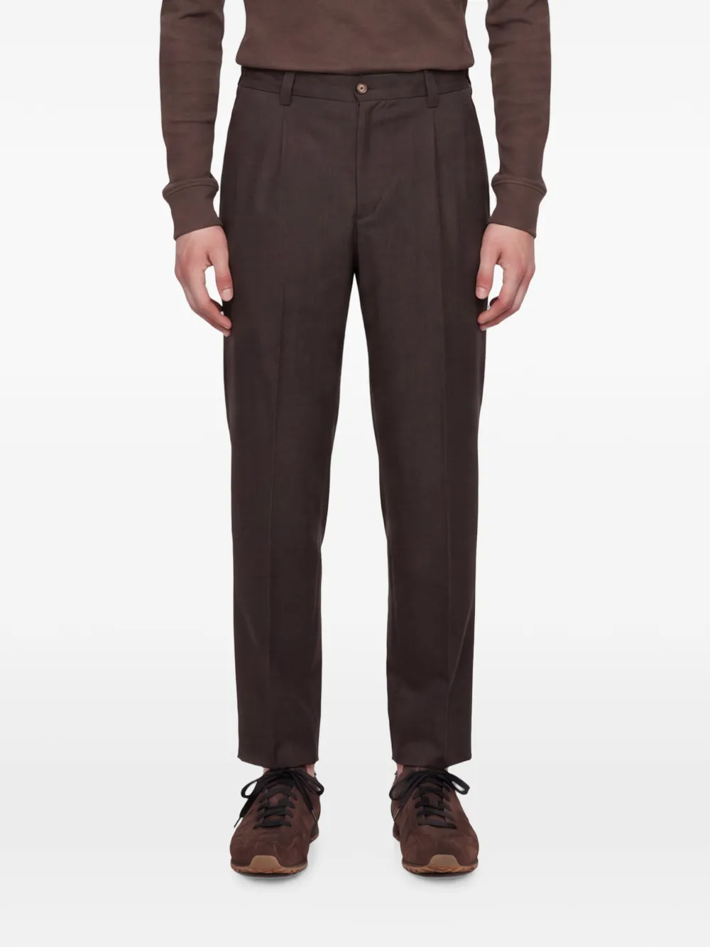 Briglia 1949 Portofino geplooide broek Bruin