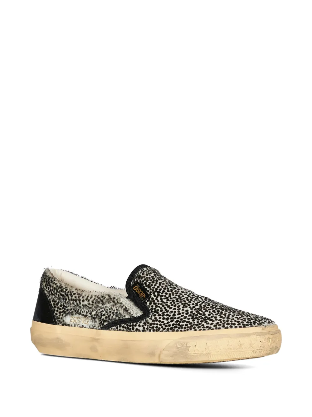 Golden Goose Sneakers met luipaardprint Wit