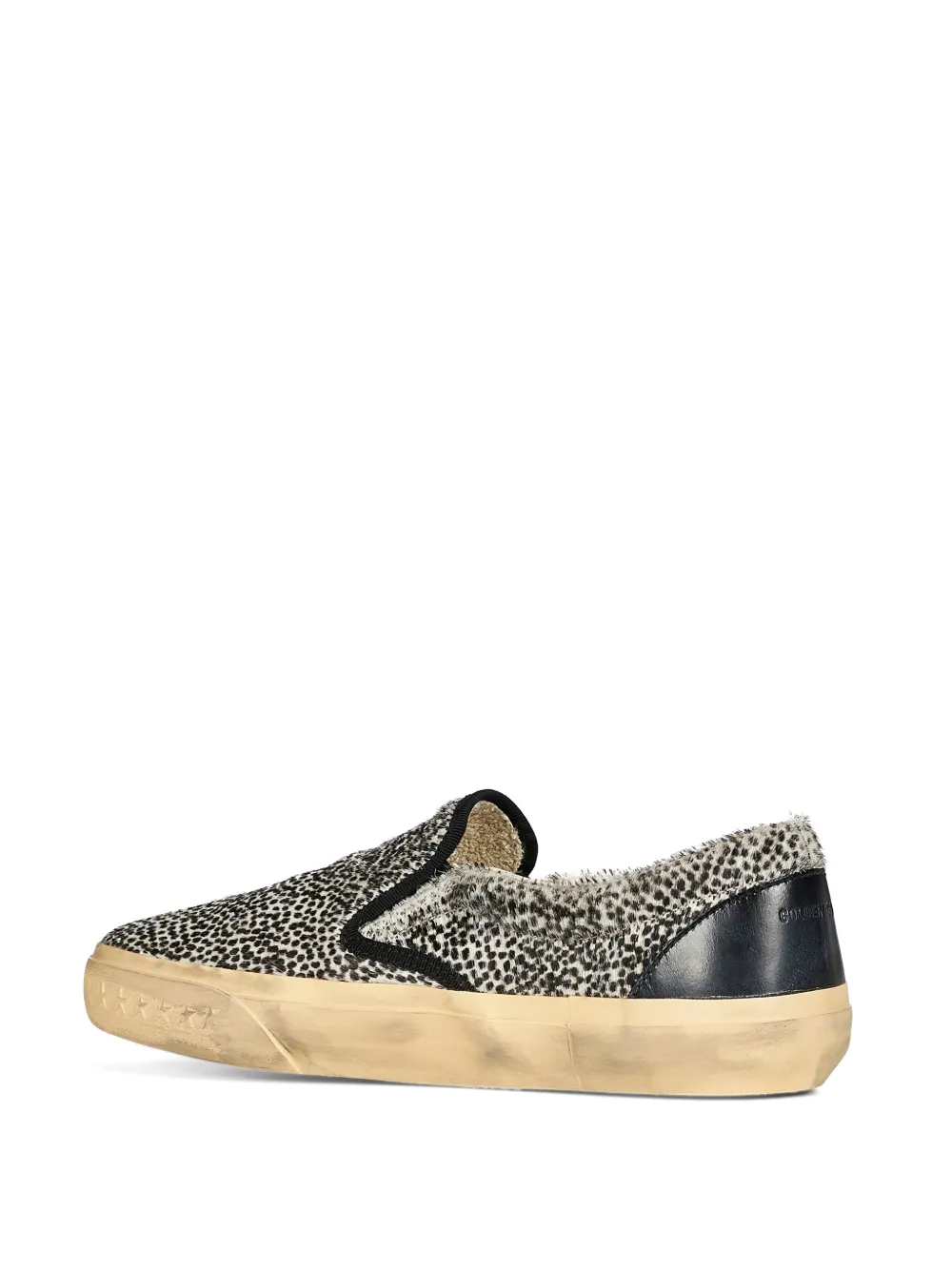 Golden Goose Sneakers met luipaardprint Wit