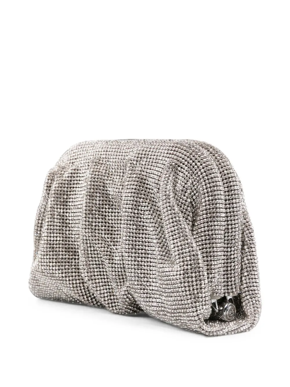 Benedetta Bruzziches La Petite Venus clutch verfraaid met kristallen Zilver