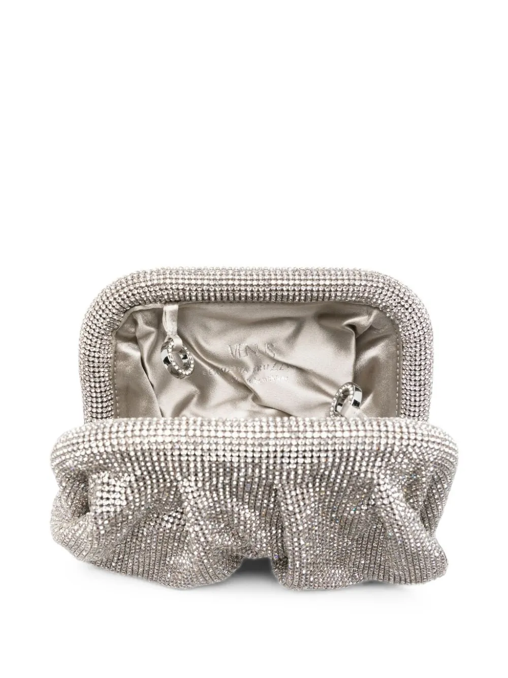 Benedetta Bruzziches La Petite Venus clutch verfraaid met kristallen Zilver