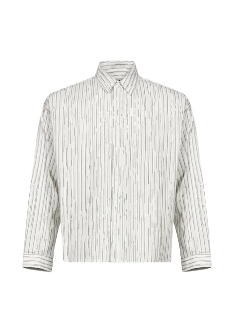 Represent stripe-print long-sleeve shirt