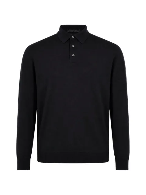 Kiton long-sleeve polo shirt