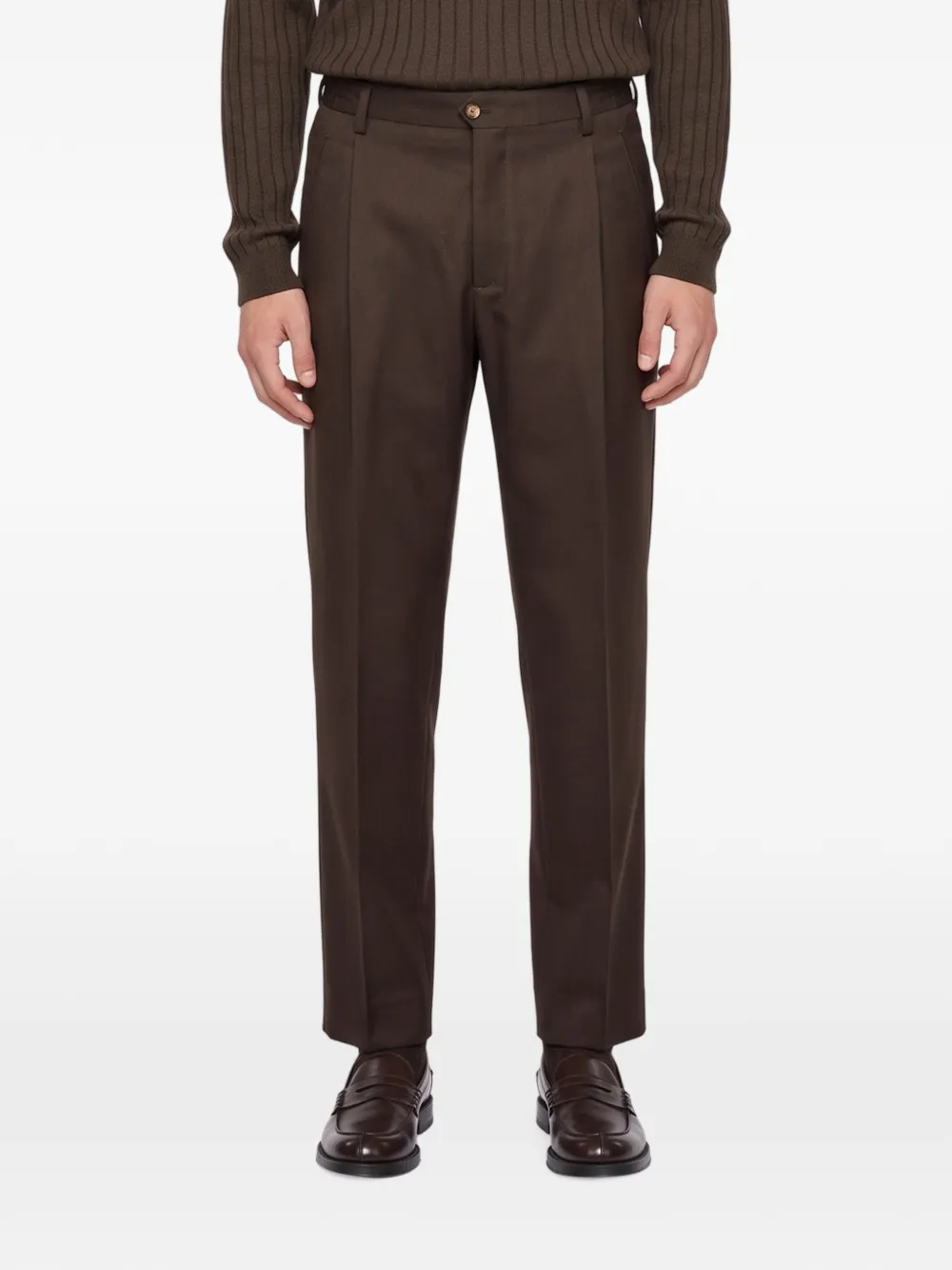 Briglia 1949 Manhattan pantalon met plooien Bruin
