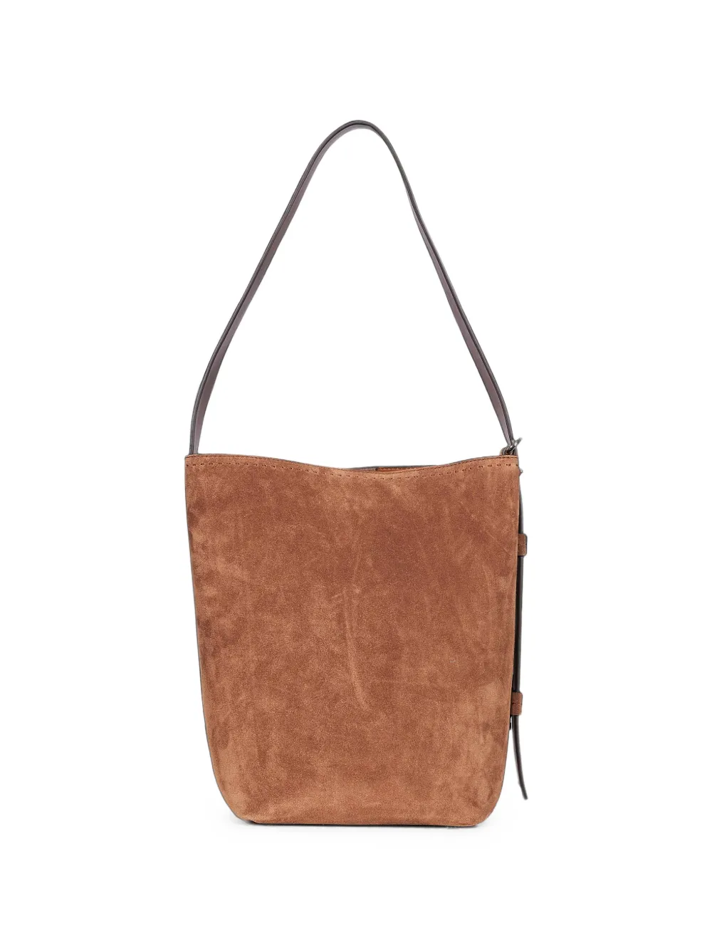 Max Mara Archetipo suede tote bag Bruin