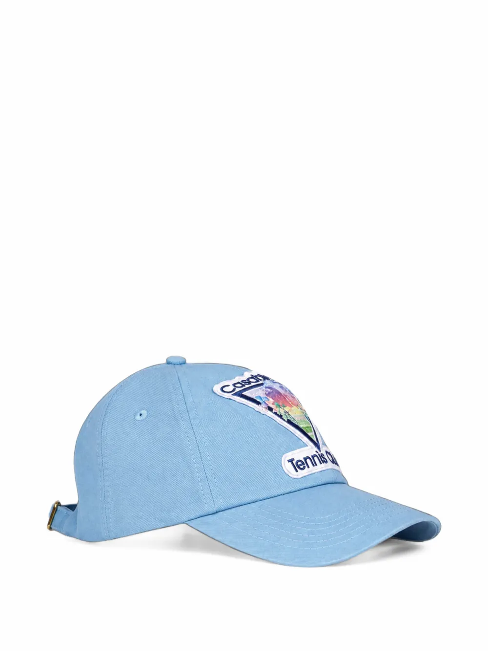 Casablanca logo-patch baseball cap Blauw