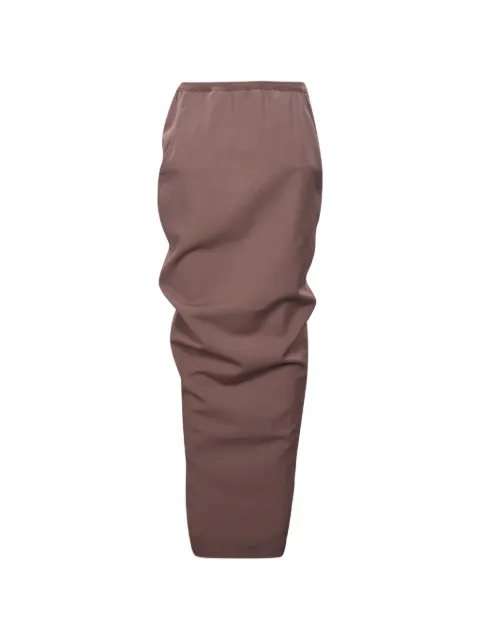 Rick Owens falda larga drapeada