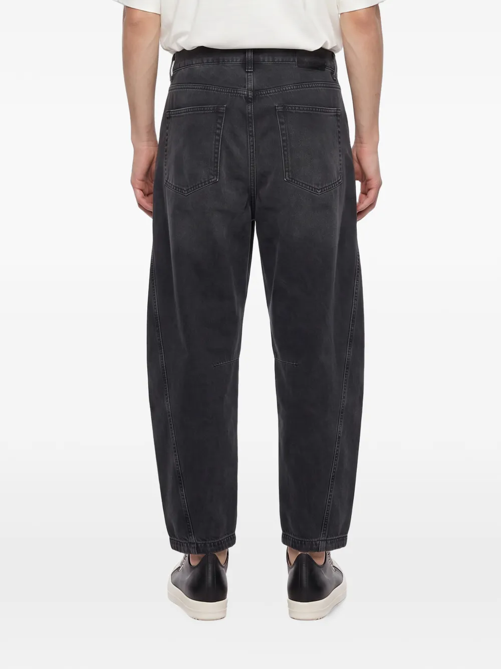 YMC Twisted Seam broek met vlakken Grijs