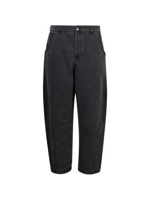 YMC Twisted Seam panelled trousers
