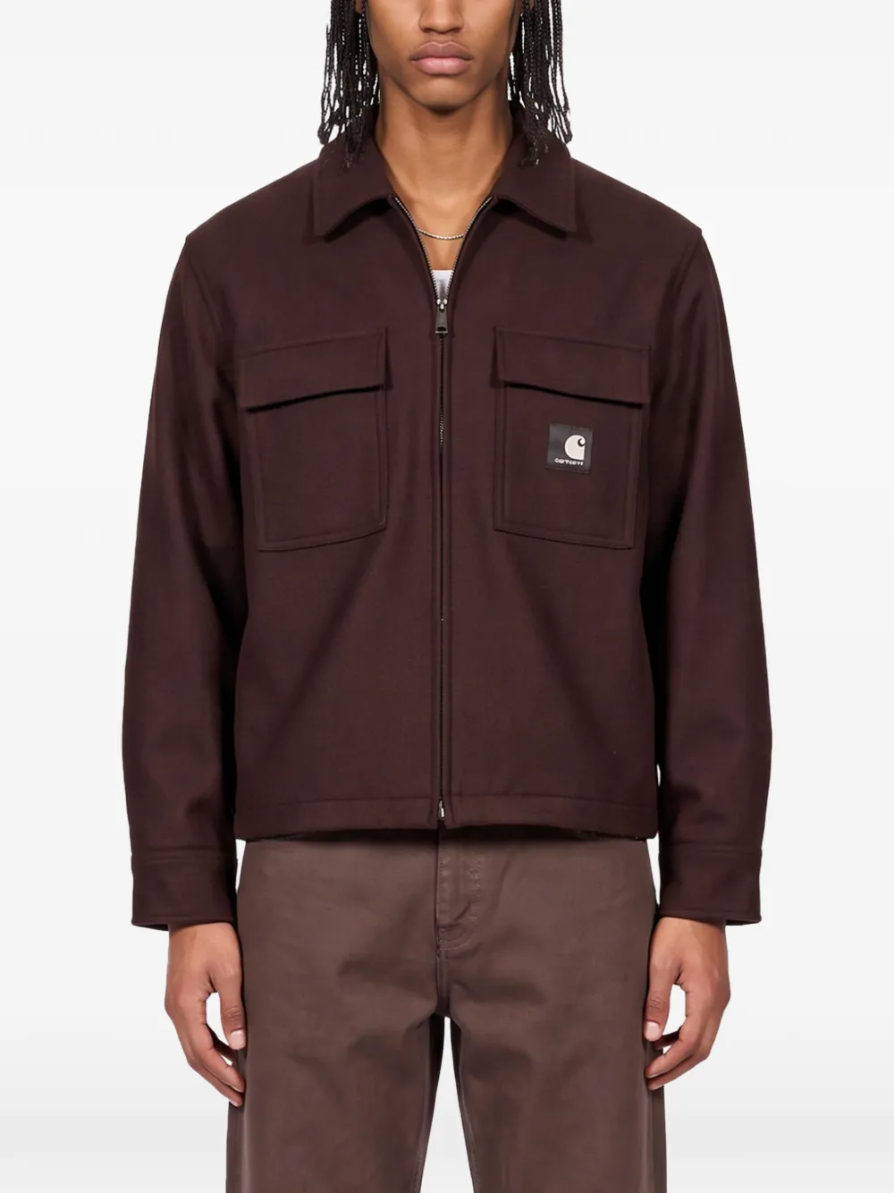 Carhartt WIP Atoka shirtjack Bruin