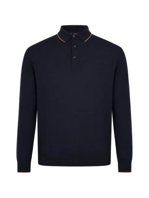Kiton long-sleeve polo shirt