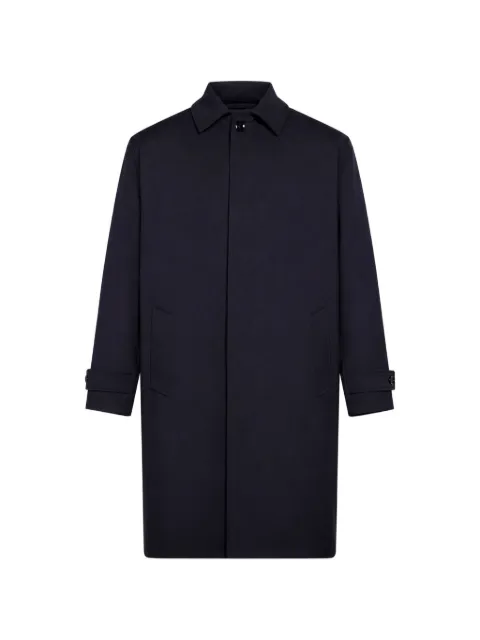 Kiton button-fastening single-breasted coat