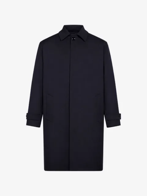 Kiton button-fastening single-breasted coat