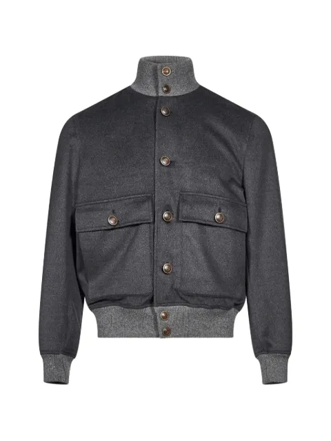 Brunello Cucinelli button-up bomber jacket