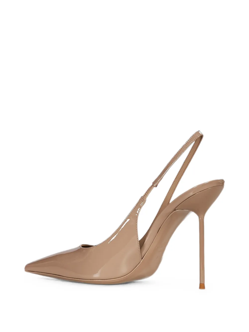 Paris Texas Lidia lakleren slingback pumps Beige
