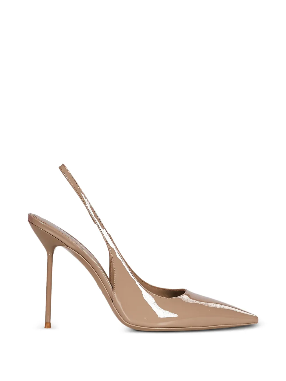 Paris Texas Lidia lakleren slingback pumps Beige