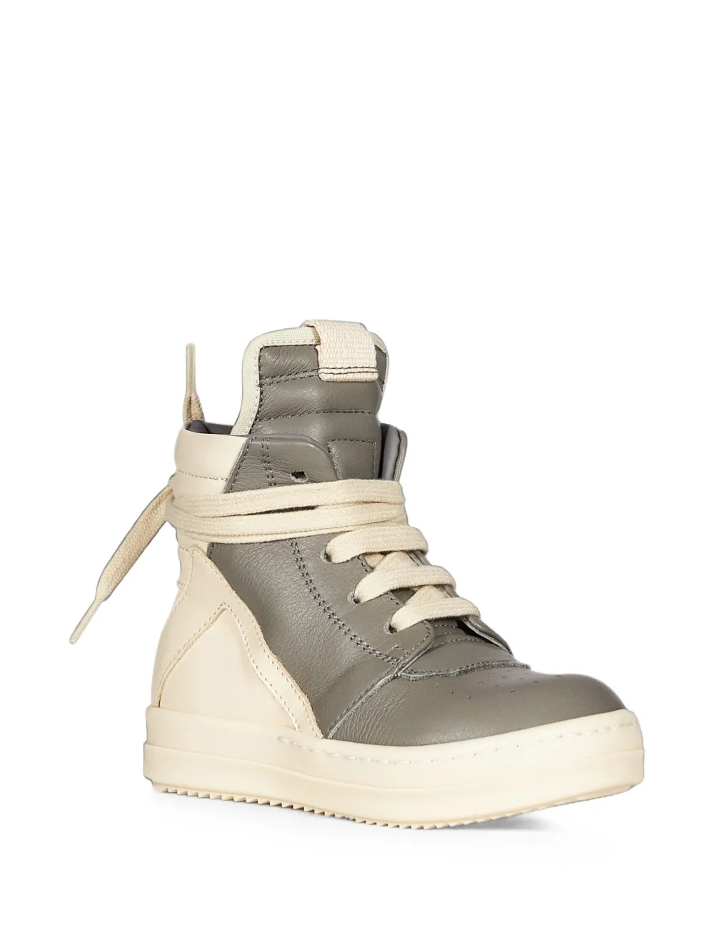 Rick Owens Kids Geobasket high-top sneakers - Gris Rick Owens Kids Geobasket high-top sneakers - Gris