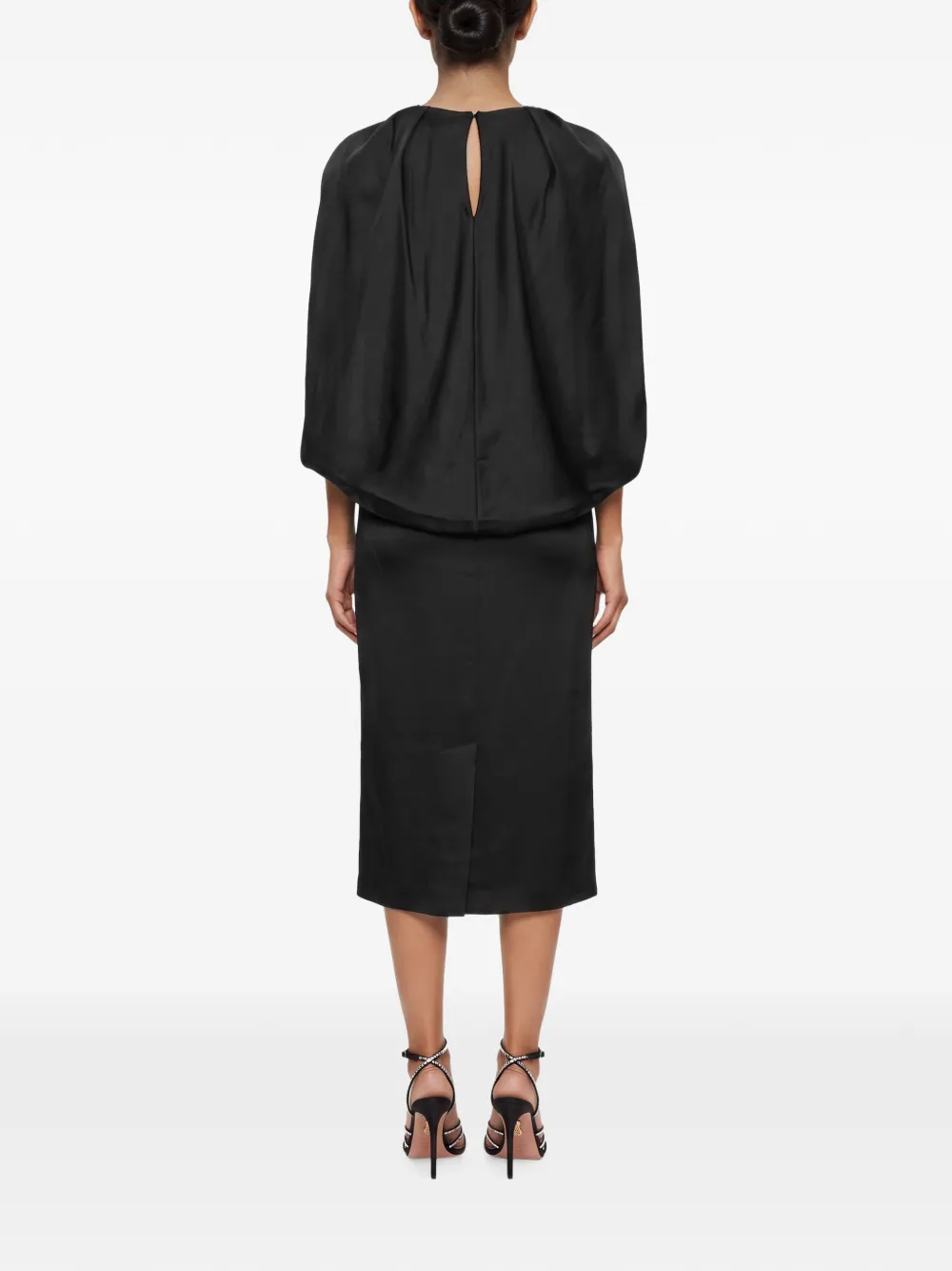 SIMKHAI Asymmetrische blouse Zwart