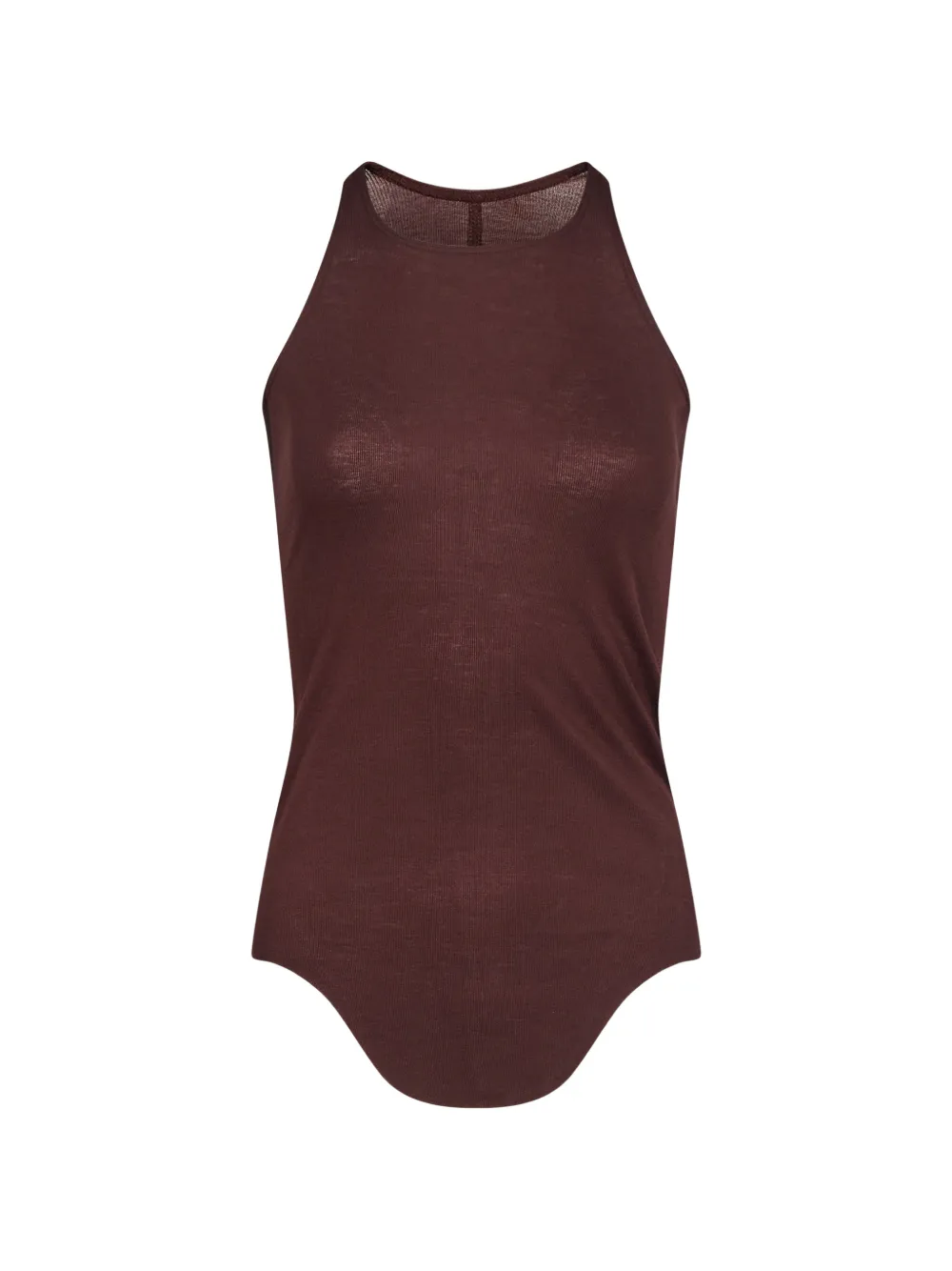 Rick Owens Lilies racerback curved-hem tank top