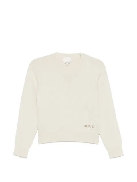 A.P.C. — ribbed-knit crew-neck sweater