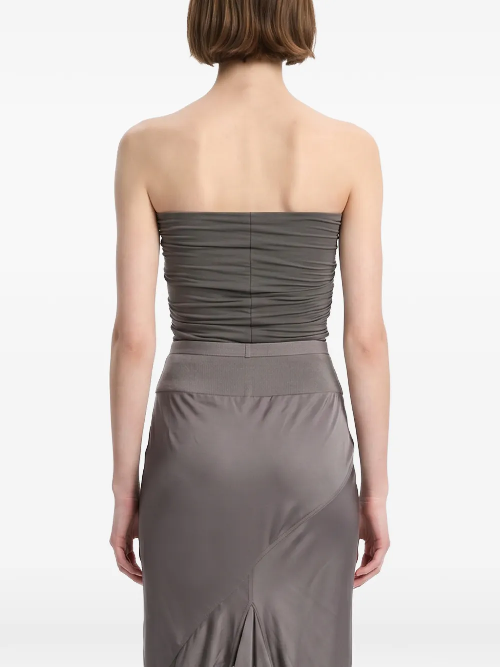 Rick Owens Top met ruches Grijs