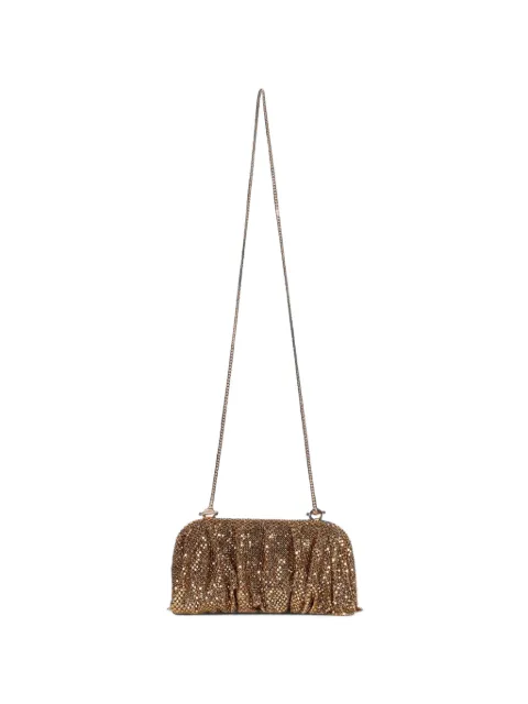 Benedetta Bruzziches crystal-embellished ruched tote bag