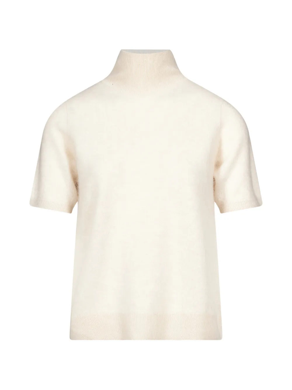 'S Max Mara short-sleeve high-neck sweater Beige