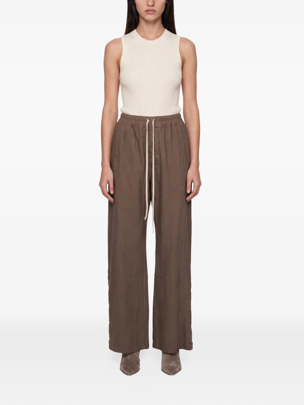 Rick Owens DRKSHDW drawstring wide-leg trousers Bruin