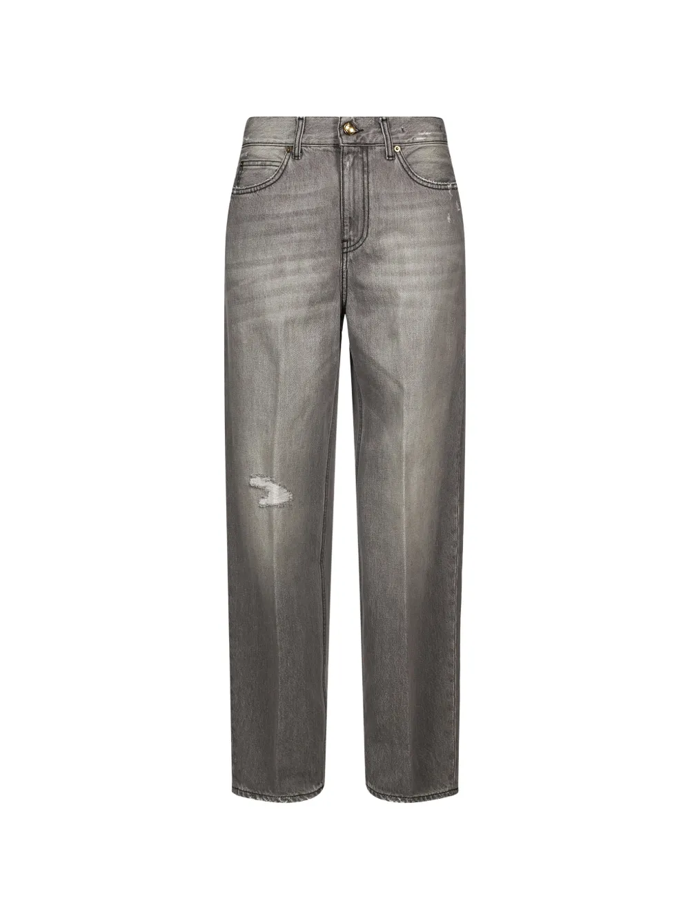 Briglia 1949 Paris distressed faded straight-leg jeans - Grigio