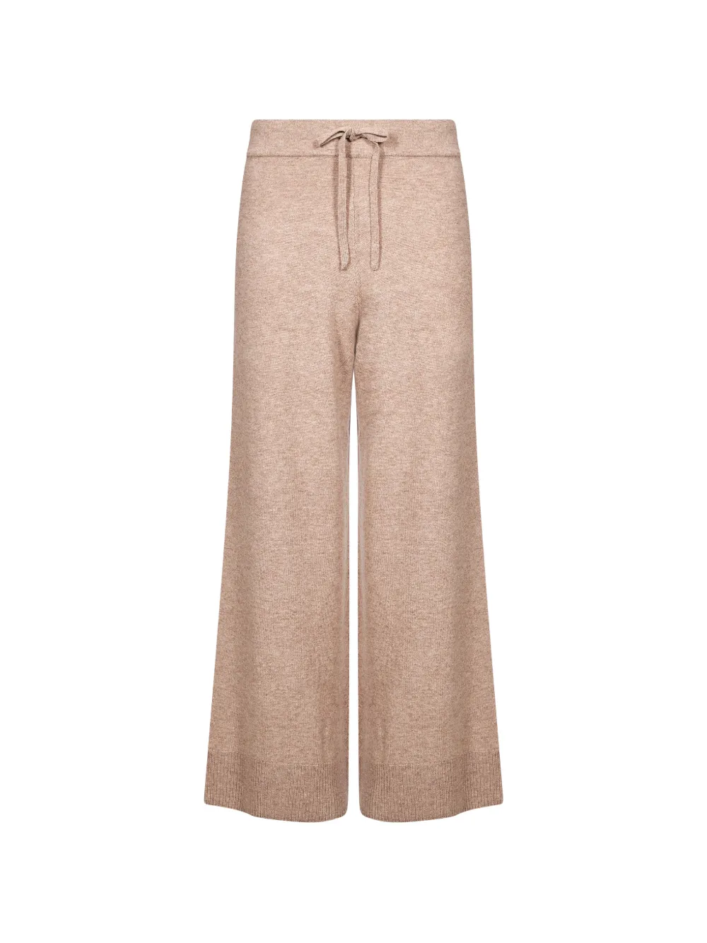 Weekend Max Mara drawstring knitted palazzo pants Beige
