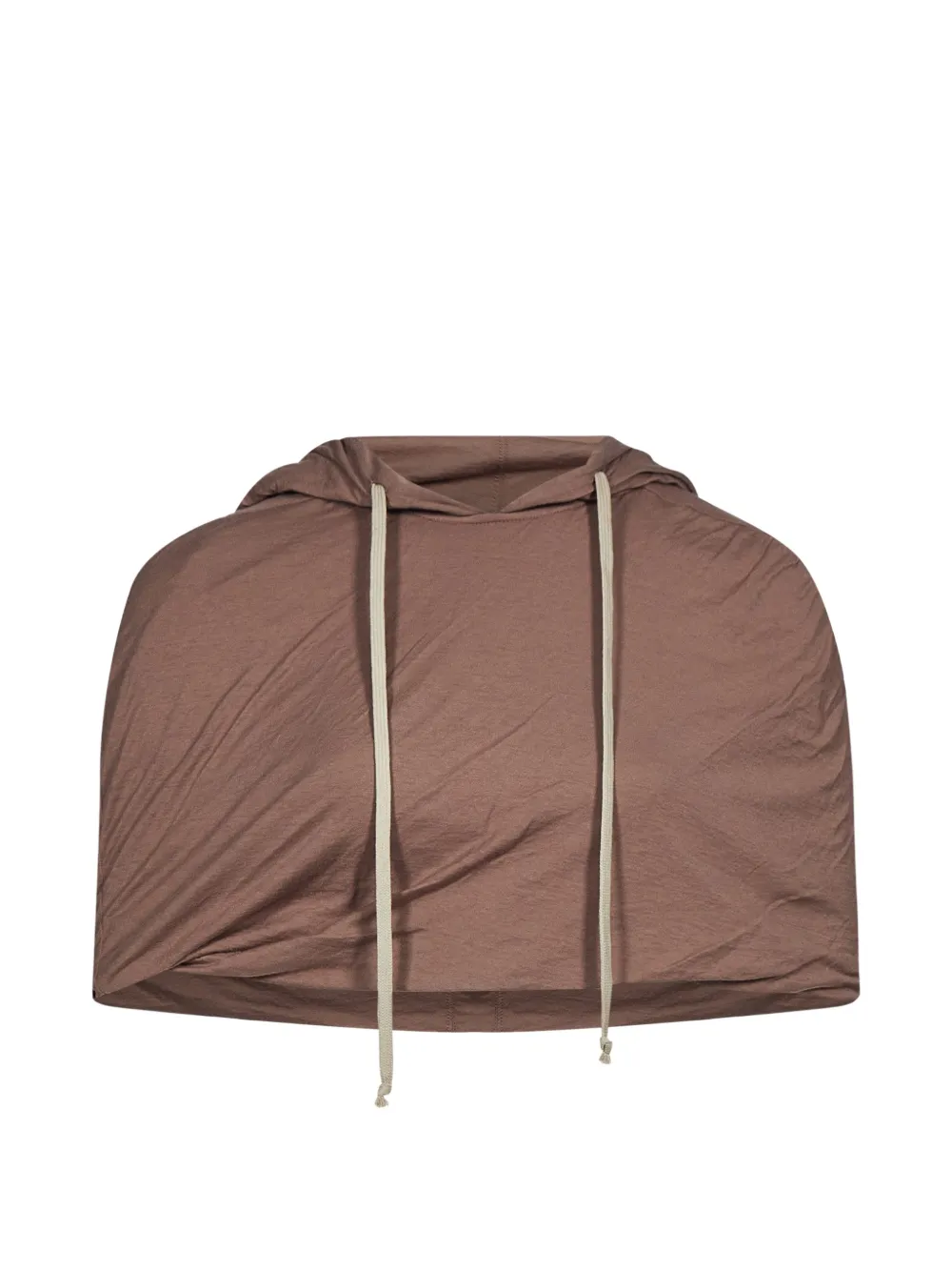 Rick Owens DRKSHDW draped cropped hoodie