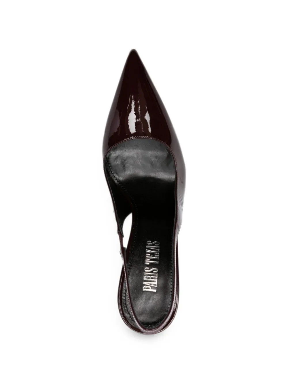 Paris Texas Lidia patent slingback pumps Bruin